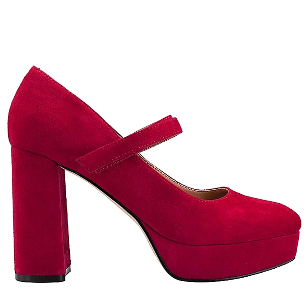 New w/o Box Marc Fisher Nicoly Faux Suede Platform Dress Heels Size 8.5 - Picture 2 of 6